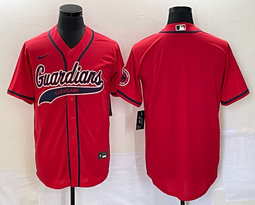 Nike Cleveland Indians Blank Red Game 2023 City Authentic Stitched MLB jersey