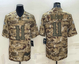 Nike Dallas Cowboys #11 Micah Parsons Camo Salute to Service Authentic Stitched NFL Jersey