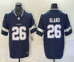 Nike Dallas Cowboys #26 DaRon Bland Navy 2023 F.U.S.E. Authentic Stitched NFL Jersey