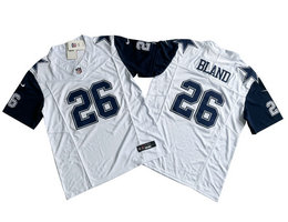 Nike Dallas Cowboys #26 DaRon Bland White Throwback F.U.S.E. Authentic Stitched NFL Jerseys