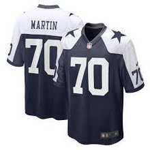Nike Dallas Cowboys #70 Zach Martin Navy Blue Thanksgiving Vapor Untouchable Authentic stitched NFL jersey