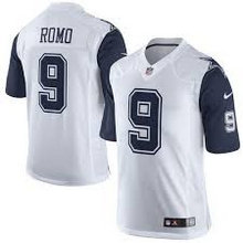 Nike Dallas Cowboys #9 Tony Romo White Rush Authentic Stitched NFL Jerseys