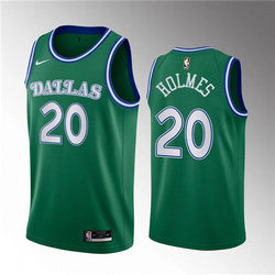 Nike Dallas Mavericks #20 Richaun Holmes Green Stitched NBA Jersey