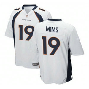 Nike Denver Broncos #19 Marvin Mims Jr White Vapor Untouchable Authentic Stitched NFL Jersey