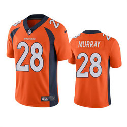 Nike Denver Broncos #28 Latavius Murray Orange Vapor Untouchable Authentic Stitched NFL Jersey