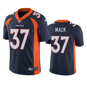 Nike Denver Broncos #37 Marlon Mack Blue Vapor Untouchable Authentic Stitched NFL Jersey
