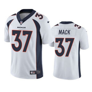 Nike Denver Broncos #37 Marlon Mack White Vapor Untouchable Authentic Stitched NFL Jersey
