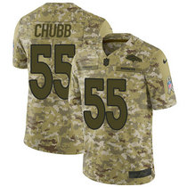 Nike Denver Broncos #55 Bradley Chubb Camo Limited 2018 Salute To Service Authentic Stitched NFL Jersey