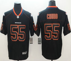 Nike Denver Broncos #55 Bradley Chubb Lights Out Black Vapor Untouchable Authentic Stitched NFL jersey