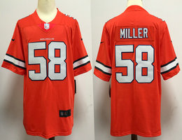 Nike Denver Broncos #58 Von Miller Orange Vapor Untouchable Authentic Stitched NFL Jersey