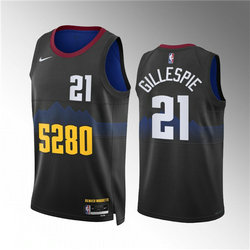 Nike Denver Nuggets #21 Collin Gillespie 2023-24 With Advertising Authentic Stitched NBA Jersey