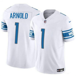 Nike Detroit Lions #1 Terrion Arnold White F.U.S.E Authentic Stitched NFL Jersey