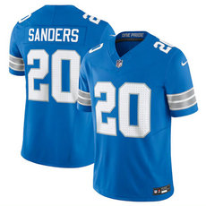 Nike Detroit Lions #20 Barry Sanders Blue 2024 Vapor Untouchable Authentic Stitched NFL Jersey