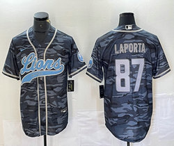 Nike Detroit Lions #87 Aidan Hutchinson Camo Joint Authentic Stitched baseball jersey