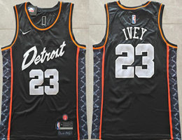 Nike Detroit Pistons #23 Jaden Ivey 2023-24 City Authentic Stitched NBA Jersey