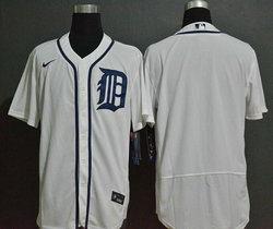 Nike Detroit Tigers #Blank White Flexbase Authentic Stitched MLB Jersey