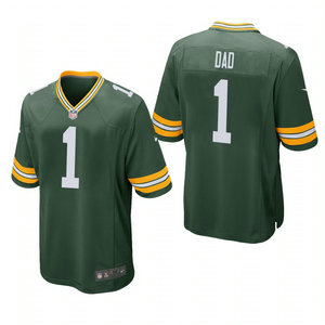 Nike Green Bay Packers #1 Dad Green 2021 Fathers Day Authentic Stitched NFL Jersey