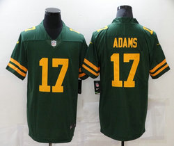 Nike Green Bay Packers #17 Davante Adams Green Gold Name Vapor Untouchable Authentic Stitched NFL Jersey
