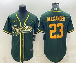 Nike Green Bay Packers #23 Jaire Alexander Green Joint Authentic Stitched baseball jersey