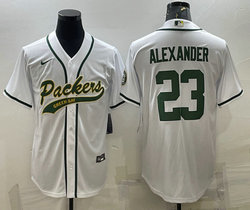 Nike Green Bay Packers #23 Jaire Alexander white Joint Authentic Stitched baseball jersey