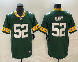 Nike Green Bay Packers #52 Rashan Gary Green Vapor Untouchable Authentic Stitched NFL Jersey