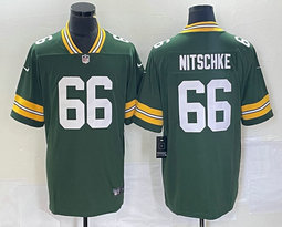 Nike Green Bay Packers #66 Ray Nitschke Green Vapor Untouchable Authentic Stitched NFL Jersey