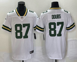 Nike Green Bay Packers #87 Romeo Doubs White Vapor Untouchable Limited Authentic Stitched NFL Jersey