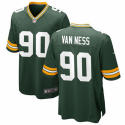 Nike Green Bay Packers #90 Lukas Van Ness Green Vapor Untouchable Authentic Stitched NFL Jersey