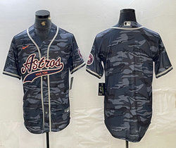 Nike Houston Astros Blank Camo Joint Stitched MLB Jersey