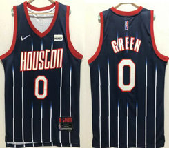 Nike Houston Rockets #7 Jalen Green 21-22 City 75th anniversary With Advertising Authentic Stitched NBA jersey