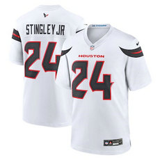 Nike Houston Texans #24 Derek Stingley Jr 2024 White Vapor Untouchable Authentic stitched NFL jersey