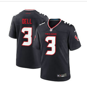 Nike Houston Texans #3 Tank Dell Navy Vapor Untouchable Stitched Football Jersey