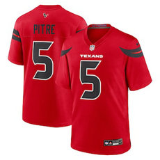 Nike Houston Texans #5 Jalen Pitre 2024 Red Vapor Untouchable Authentic stitched NFL jersey