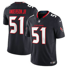 Nike Houston Texans #51 Will Anderson Jr 2024 Navy F.U.S.E. Authentic stitched NFL jersey