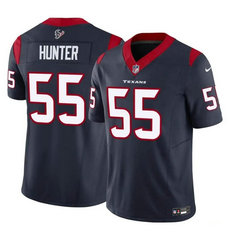 Nike Houston Texans #55 Danielle Hunter Navy 2024 F.U.S.E 2023 F.U.S.E Vapor Untouchable Stitched Football Jersey