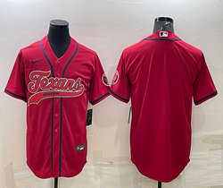 Nike Houston Texans Red Joint Authentic Stitched baseball jersey