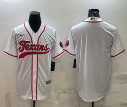 Nike Houston Texans White Joint adults Authentic Stitched baseball jersey