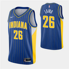 Nike Indiana Pacers #26 Jeremy Lamb 2020-21 City With Advertising Authentic Stitched NBA jersey