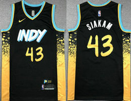 Nike Indiana Pacers #43 Pascal Siakam 2024 City Authentic Stitched NBA Jersey