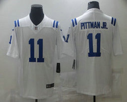 Nike Indianapolis Colts #11 Michael Pittman JR 2021 White Vapor Untouchable Authentic Stitched NFL Jersey