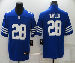 Nike Indianapolis Colts #28 Jonathan Taylor New Blue Vapor Untouchable Authentic Stitched NFL Jersey