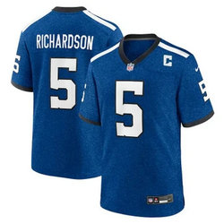 Nike Indianapolis Colts #5 Anthony Richardson Blue Throwback Vapor Untouchable Authentic Stitched NFL Jersey.webp