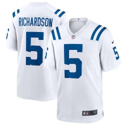 Nike Indianapolis Colts #5 Anthony Richardson White Vapor Untouchable Authentic Stitched NFL Jersey