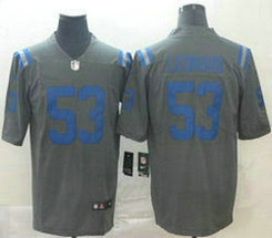 Nike Indianapolis Colts #53 Darius Leonard Grey Inverted Legend Vapor Untouchable Authentic Stitched NFL jersey