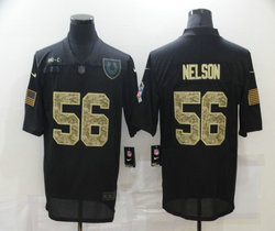 Nike Indianapolis Colts #56 Quenton Nelson 2020 Came Salute to Service Authentic Stitched NFL Jersey