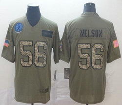 Nike Indianapolis Colts #56 Quenton Nelson Camo 2019 Salute to Service Authentic Stitched NFL jersey