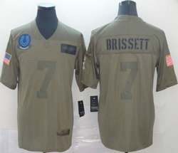Nike Indianapolis Colts #7 Jacoby Brissett 2019 Salute To Service Authentic Stitched NFL jersey