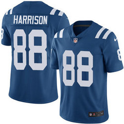 Nike Indianapolis Colts #88 Marvin Harrison Blue Vapor Untouchable Authentic Stitched NFL Jerseys