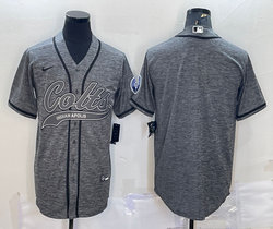 Nike Indianapolis Colts Hemp grey Joint Authentic Stitched baseball jersey