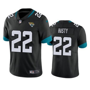 Nike Jacksonville Jaguars #22 JaMycal Hasty Black Vapor Untouchable Authentic Stitched NFL Jersey